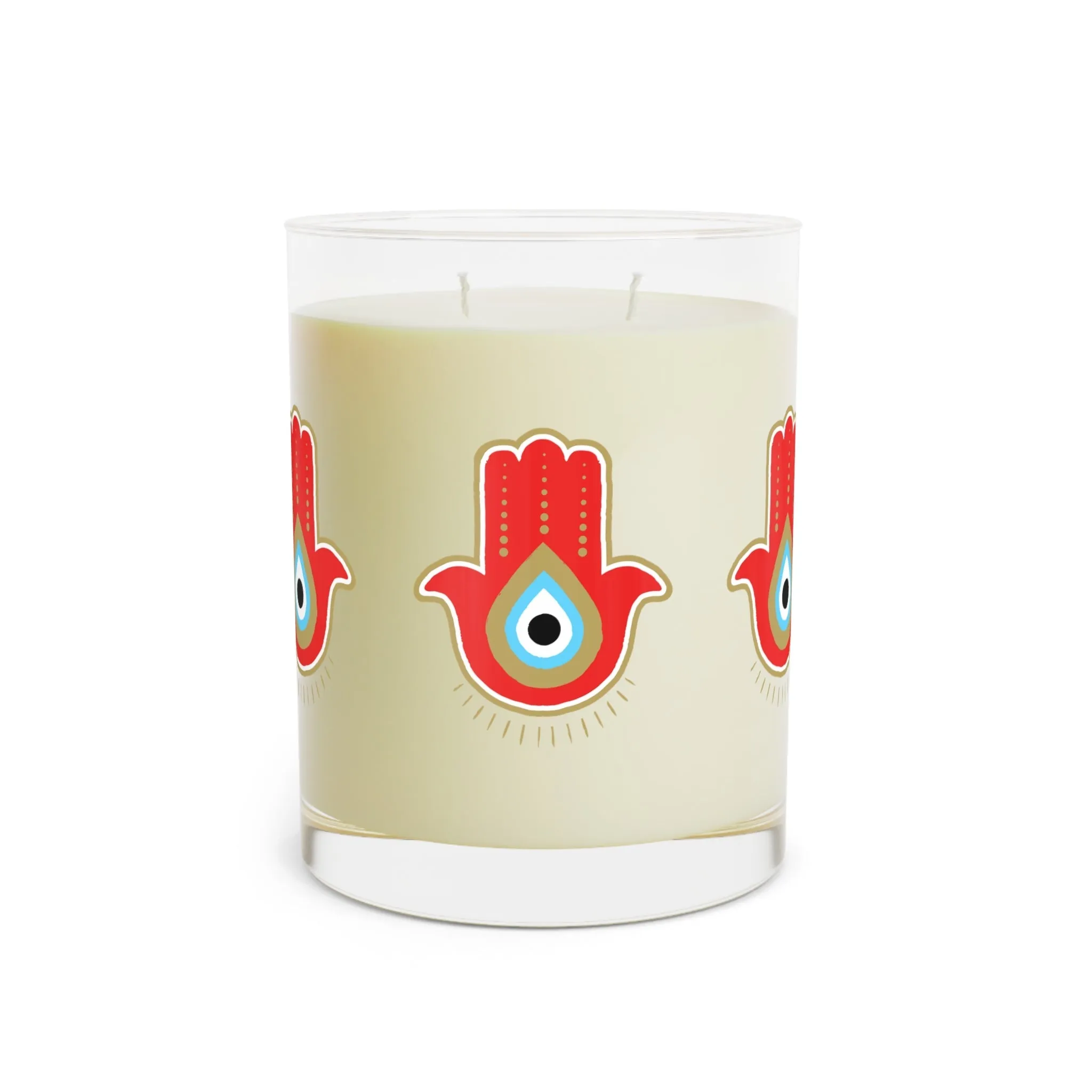 Red Hamsa Candle