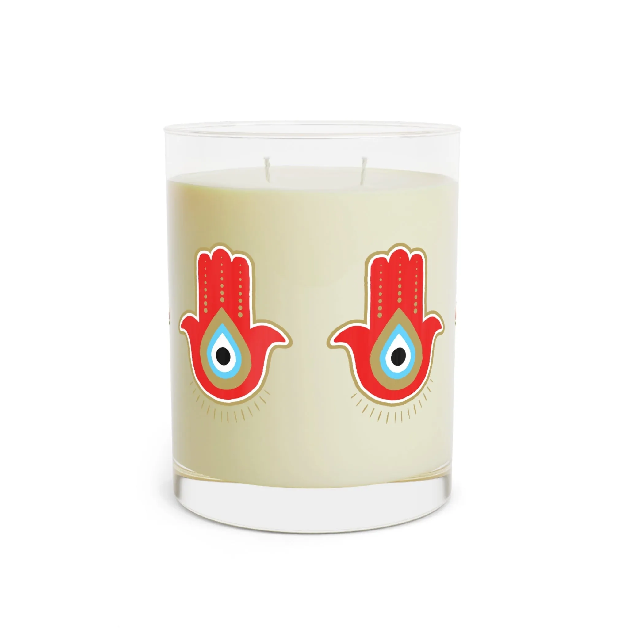 Red Hamsa Candle