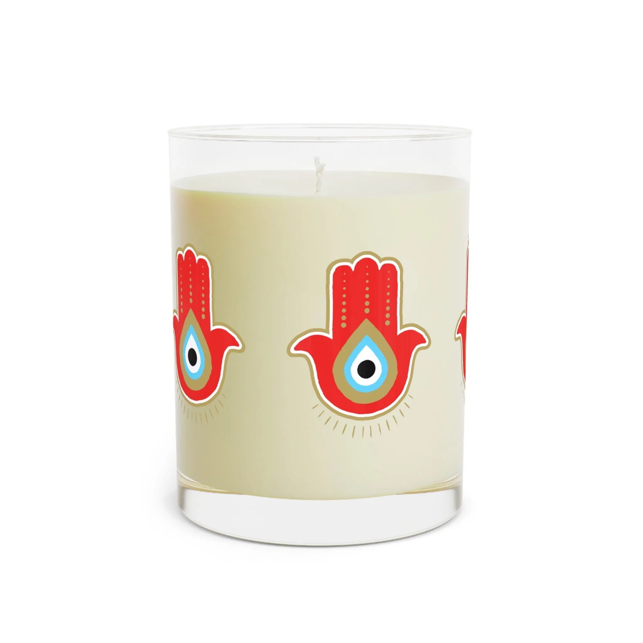 Red Hamsa Candle