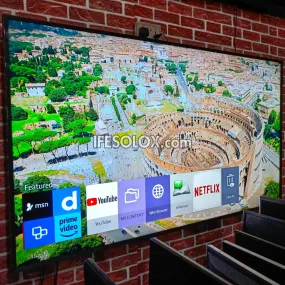 SAMSUNG 75 Inch UE75MU6100 Smart 4K UHD Active HDR LED TV (Bluetooth, WiFi, Screen Mirroring) - Foreign Used