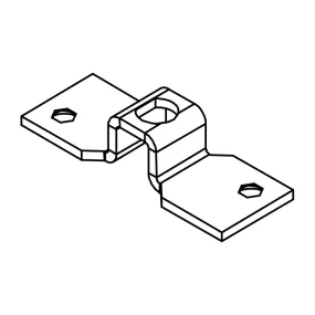 Sargent 606 BLACK Standard Bottom Strike for Fire Rated (12) MD8400, MD8600, and WD8600 Series Concealed Vertical Rod Exit Devices, Black