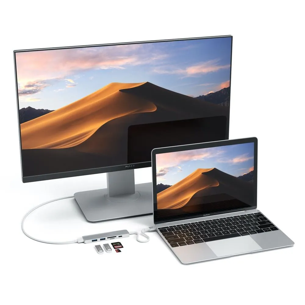 Satechi Slim USB-C MultiPort Adapter Version 2 - Space Grey