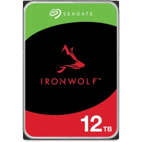 Seagate IronWolf 12TB NAS Internal Hard Drive HDD – 3.5 Inch SATA  (Refurbished)