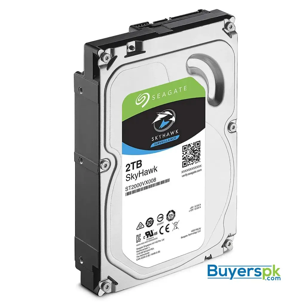Seagate Skyhawk 2tb Surveillance Hard Drive - Sata 6gb/s 64mb Cache 3.5-inch Internal Drive