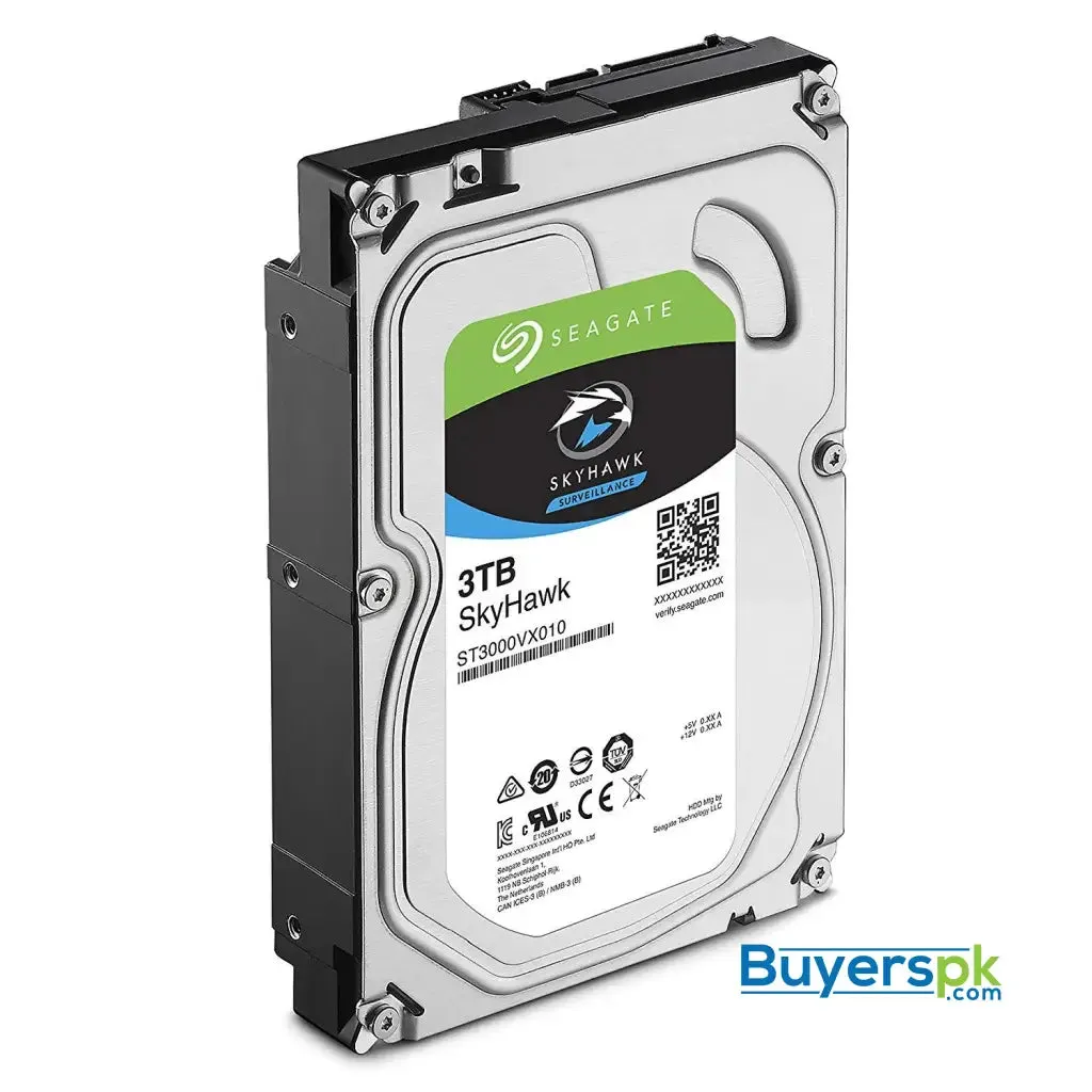 Seagate Skyhawk 3tb Surveillance Hard Drive - Sata 6gb/s 64mb Cache 3.5-inch Internal Drive