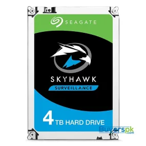 Seagate Skyhawk 4tb Surveillance Hard Drive - Sata 6gb/s 64mb Cache 3.5-inch Internal Drive