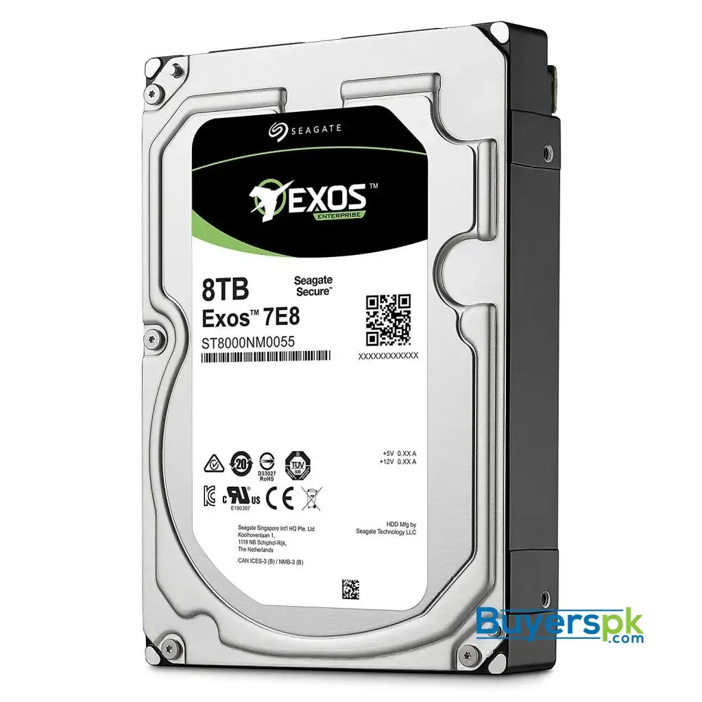 Seagate St8000nm0055 8tb 7200 Rpm Sata 6gb/s 512e 256mb Cache 3.5" Internal Enterprise Hard Drive 3