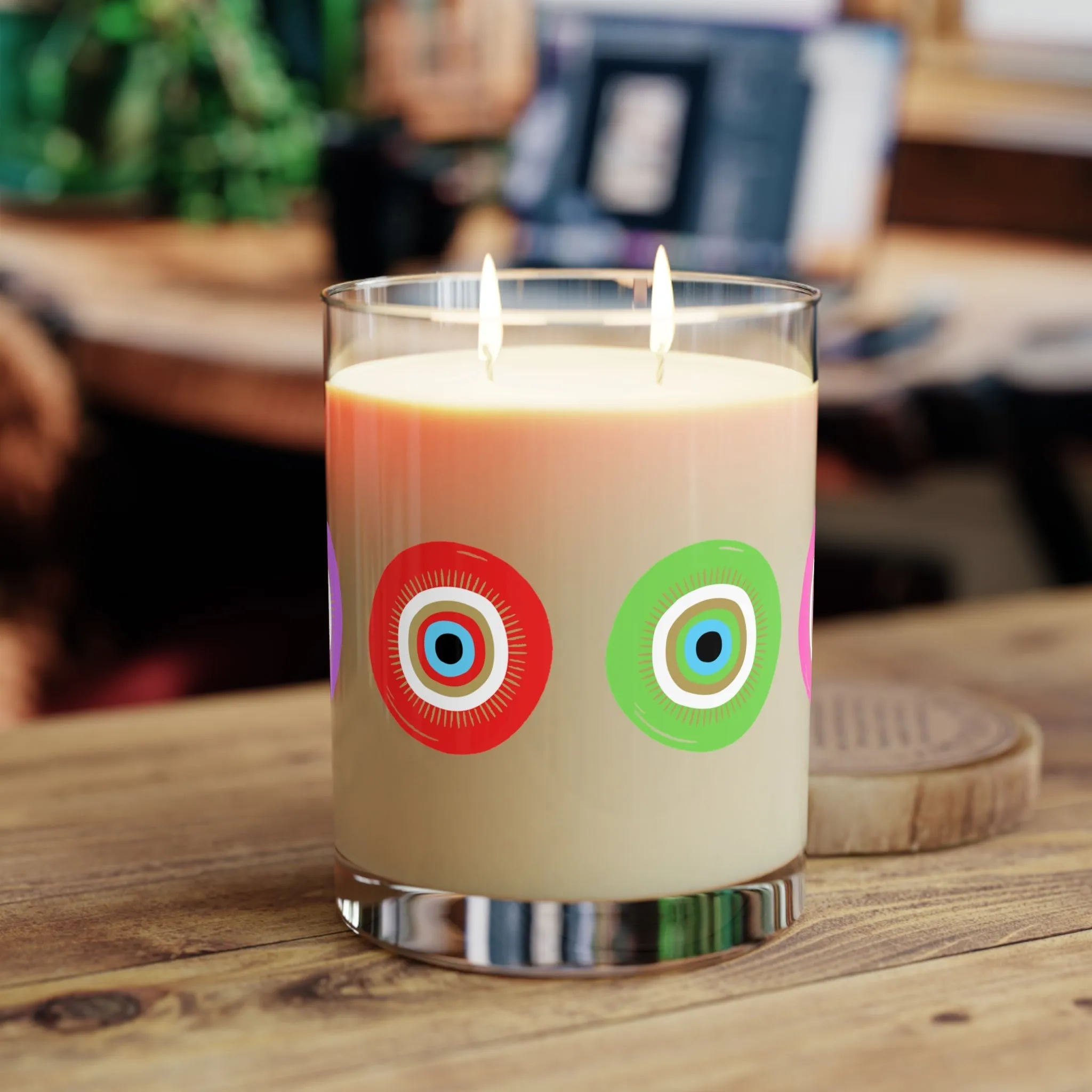 Small Colorful Eye Candle