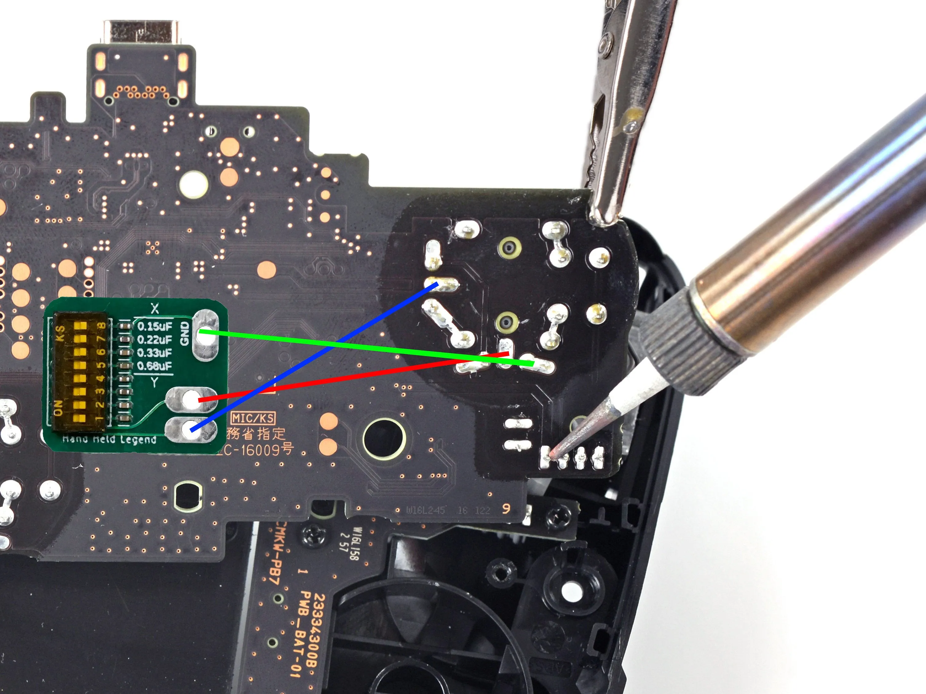 Switch Pro Controller Snapback Module PCB