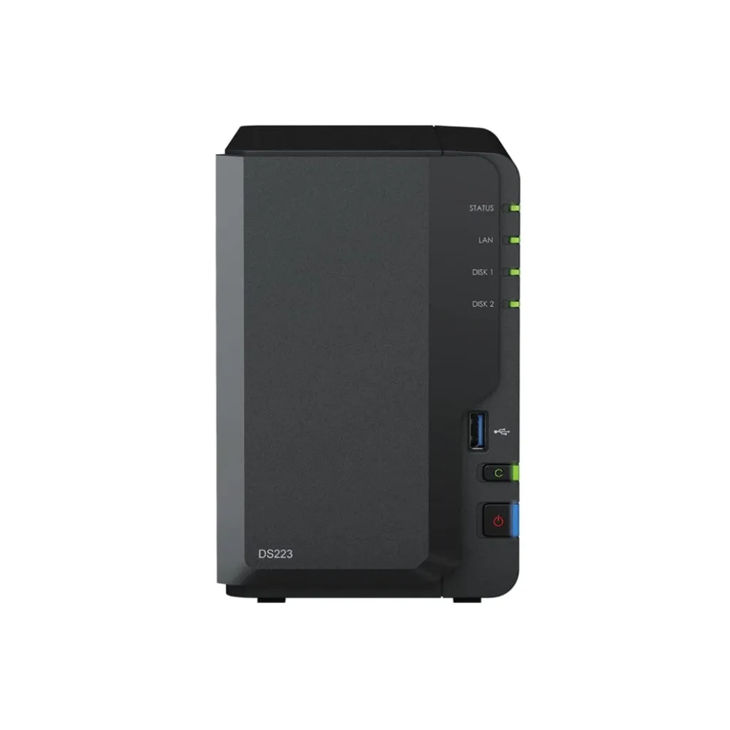Synology DS723  2 Bays NAS DiskStation with Dual Core CPU | 2GB Memory | 2-Bays NAS Data Back Up Storage | NAS Storage