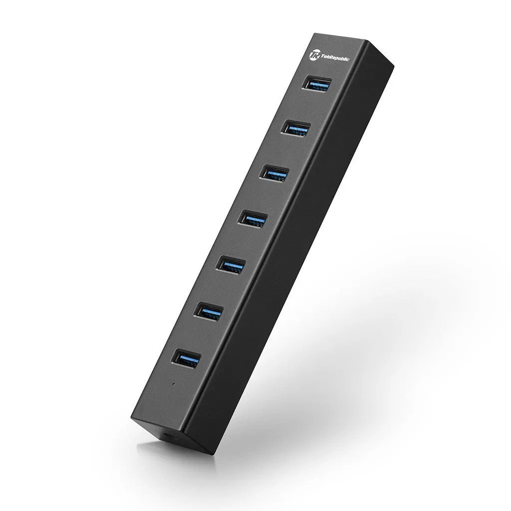 TekRepublic TUH-3710 7-Port USB 3.0 Hub with Power Adapter