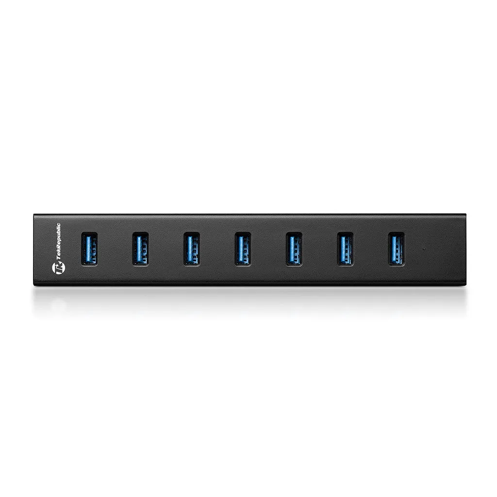 TekRepublic TUH-3710 7-Port USB 3.0 Hub with Power Adapter