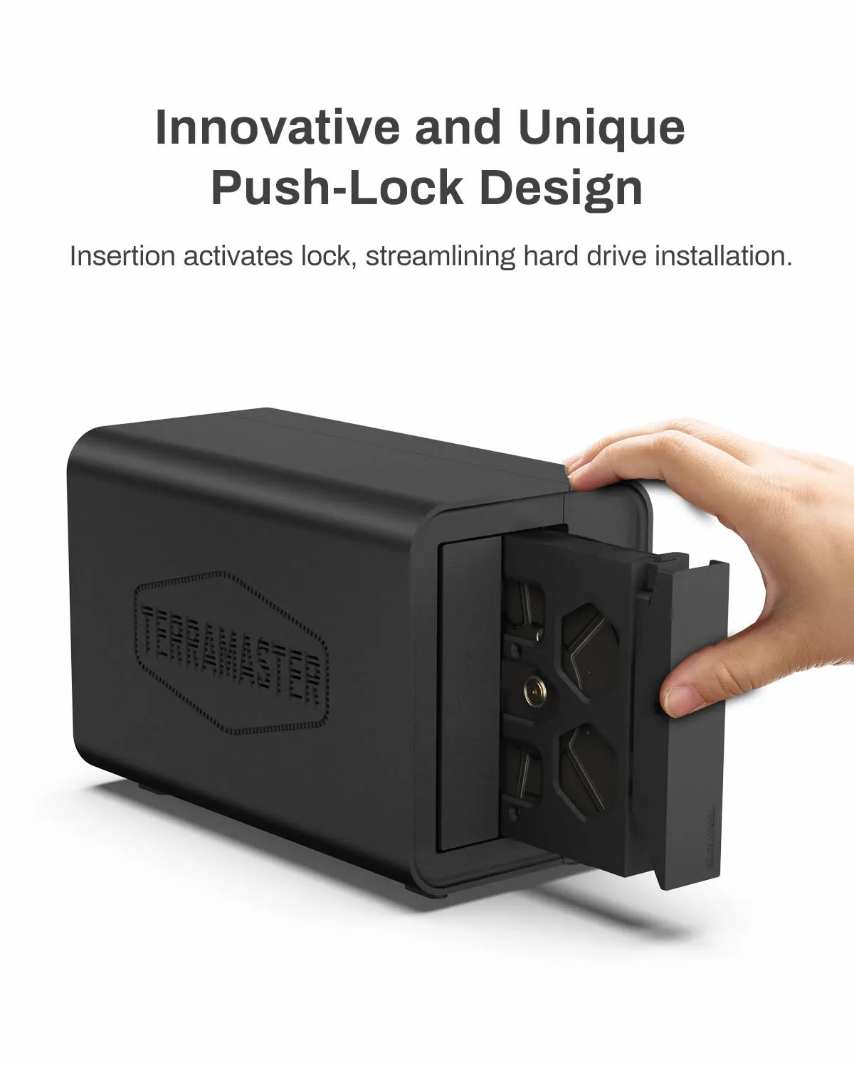 TERRAMASTER D5 Hybrid HDD NVMe SSD Enclosure – USB 3.2 Gen2 X2 20Gbps Type C 5-Bay USB3.2 Hybrid Disk Enclosure Supports RAID 0/1/Single/JBOD Exclusive 2 3 RAID Hybrid Disk Array (Diskless)