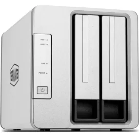 TerraMaster F2-210 Tower 2 Bay NAS Network-attached Storage Realtek Quad Core 1GB RAM SOHO