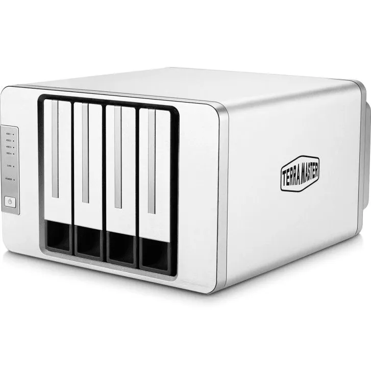 TerraMaster F4-210 4-Bay Diskless NAS Realtek RTD1296 Quad Core 1.4GHz 2GB