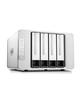 TERRAMASTER F4-210 4-Bay NAS 2GB RAM Quad Core Network Attached Storage Media Server Personal Private Cloud (Diskless)