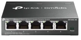 TP-Link DS105G-M2 5-Port 2.5G Multi-Gigabit Unmanaged Desktop Switch