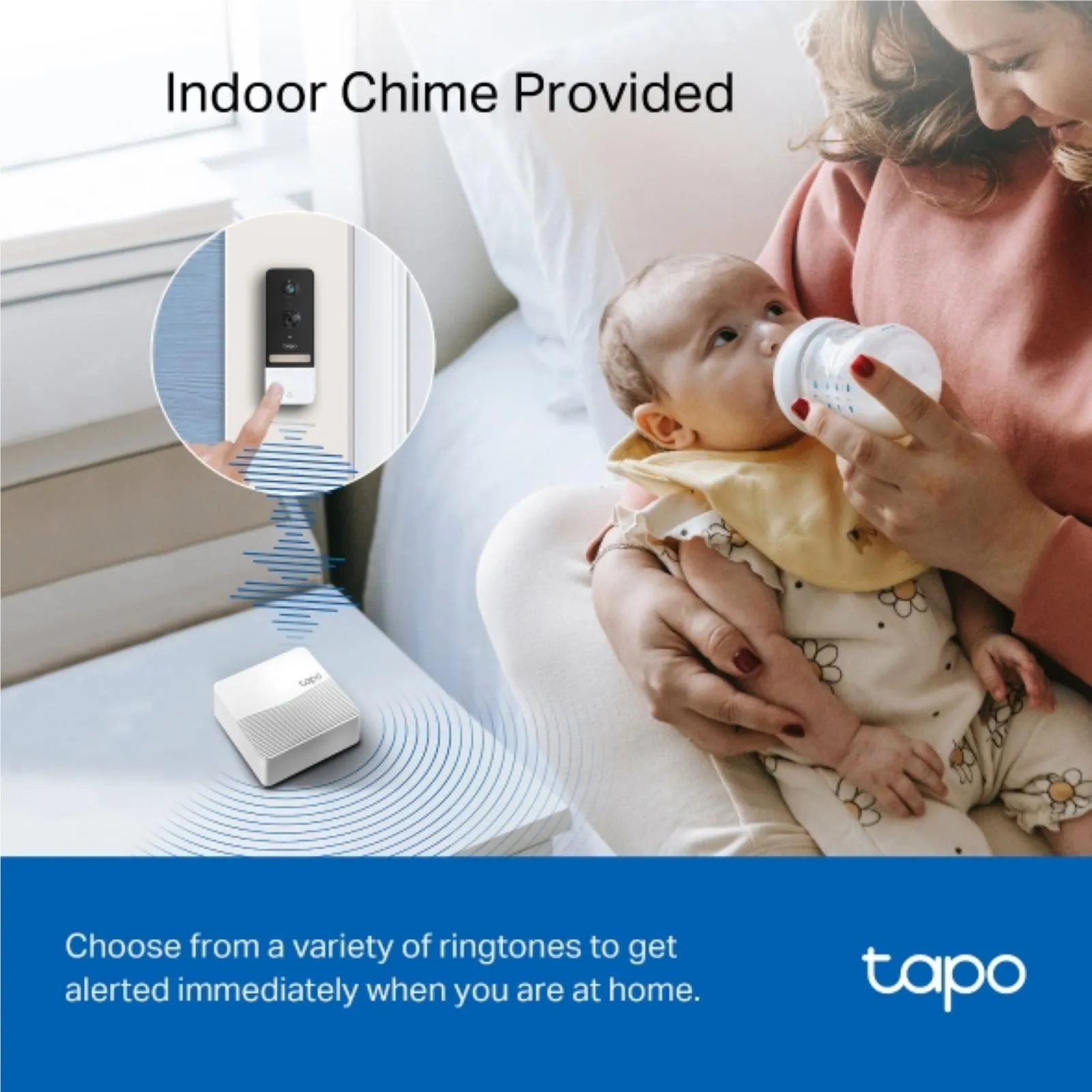 TP-Link Tapo 2K Wireless Video Doorbell with Hub