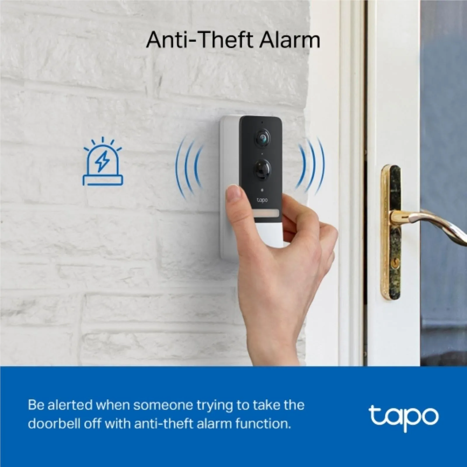 TP-Link Tapo 2K Wireless Video Doorbell with Hub