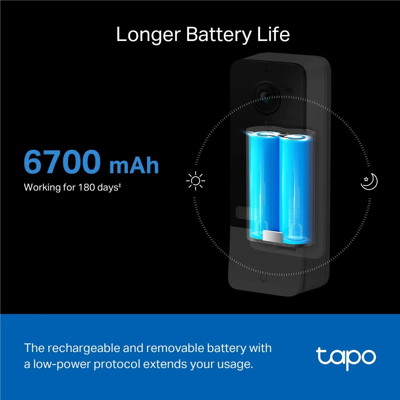 TP-Link Tapo 2K Wireless Video Doorbell with Hub