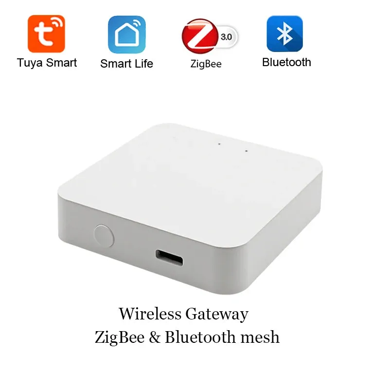 Tuya ZigBee Smart Gateway Hub Bluetooth Mesh Voice Remote Control Wireless/Wired Gateway Bridge for Smart Life Alexa Google Home