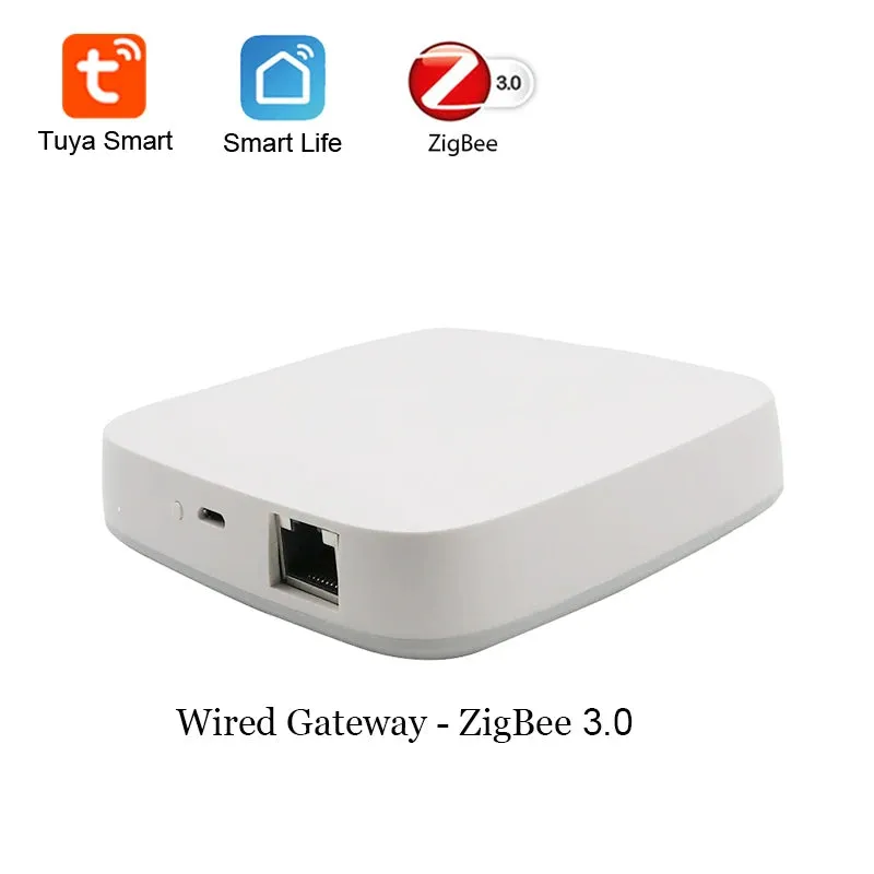 Tuya ZigBee Smart Gateway Hub Bluetooth Mesh Voice Remote Control Wireless/Wired Gateway Bridge for Smart Life Alexa Google Home