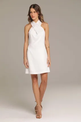 Vestido Curto de Viscose Off Ariana