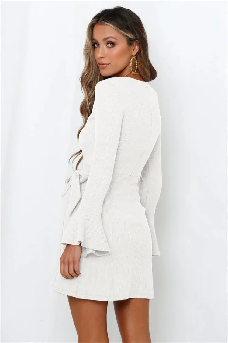 Vestido Curto Wrap Amarração