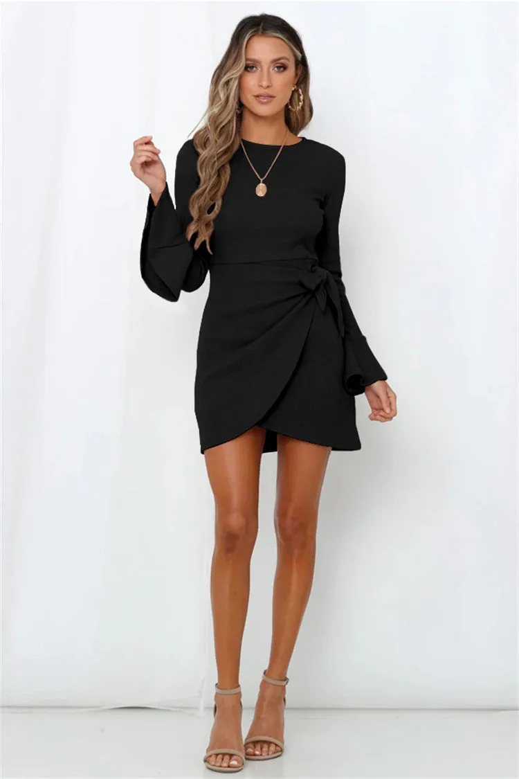 Vestido Curto Wrap Amarração