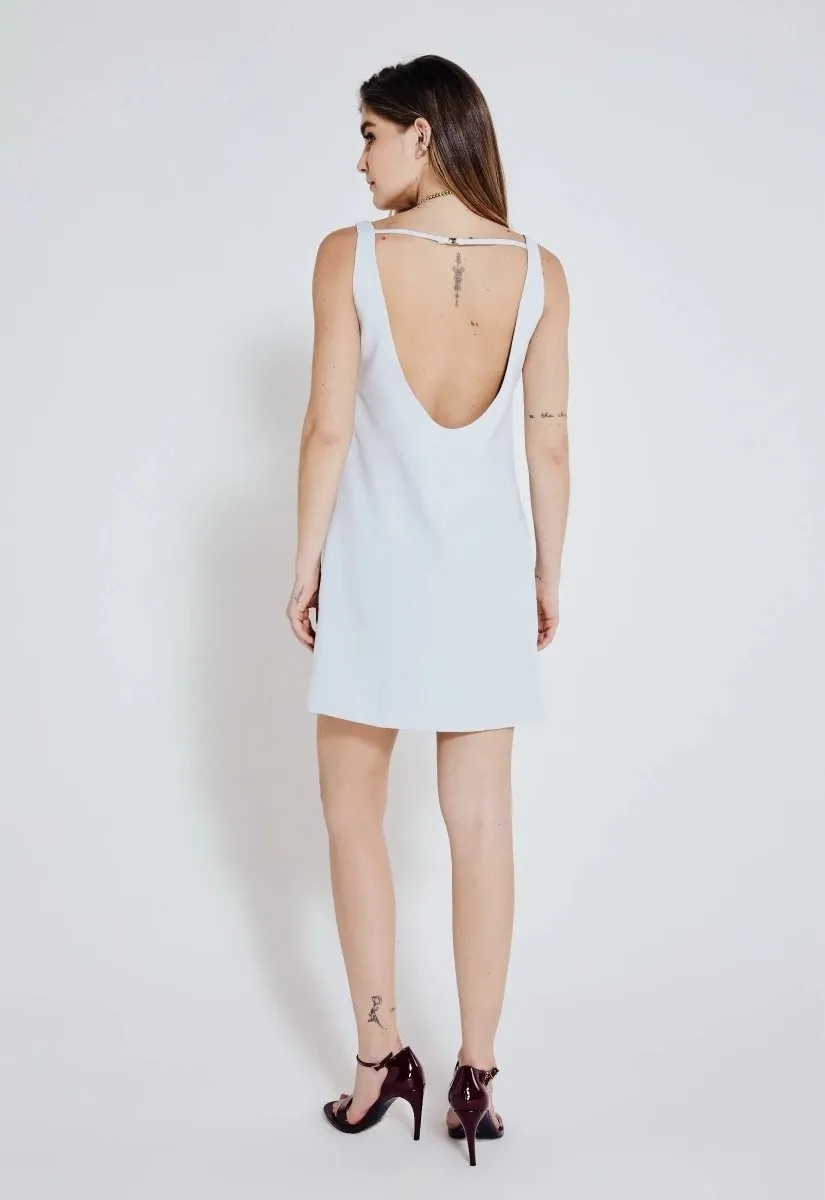 Vestido Linho Aline - Cinza