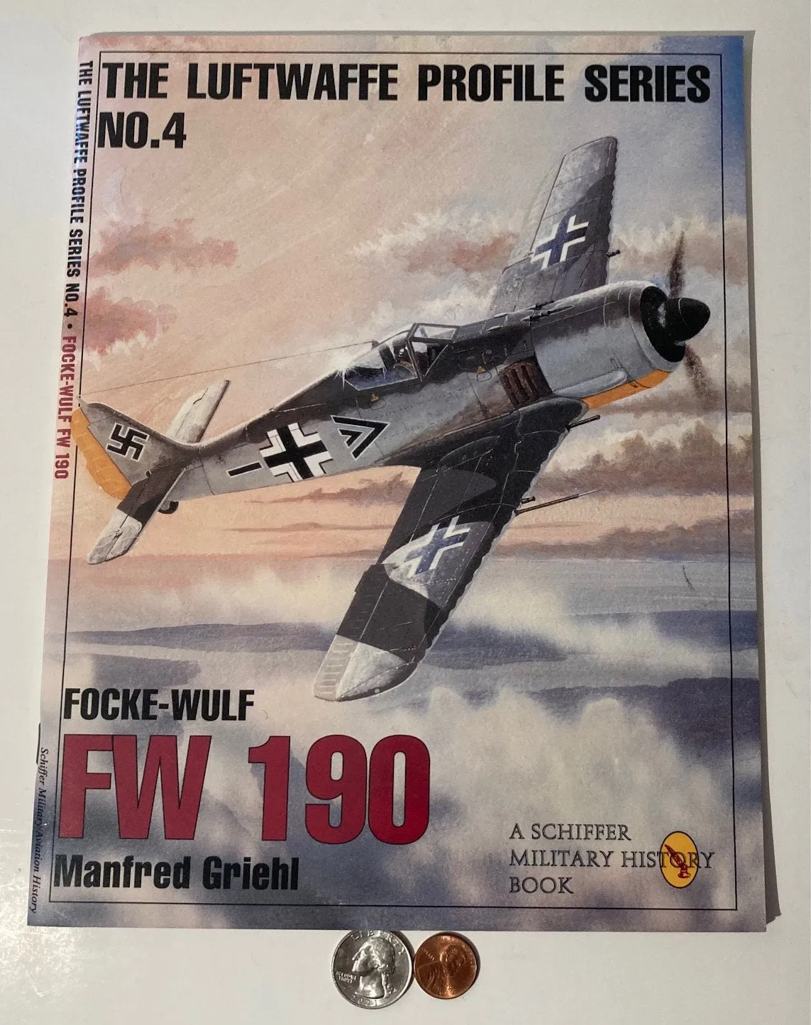 Vintage Book Focke-Wulf FW 190, Airplane, Military, Lots of Cool Vintage Pictures in this Book, Amazing