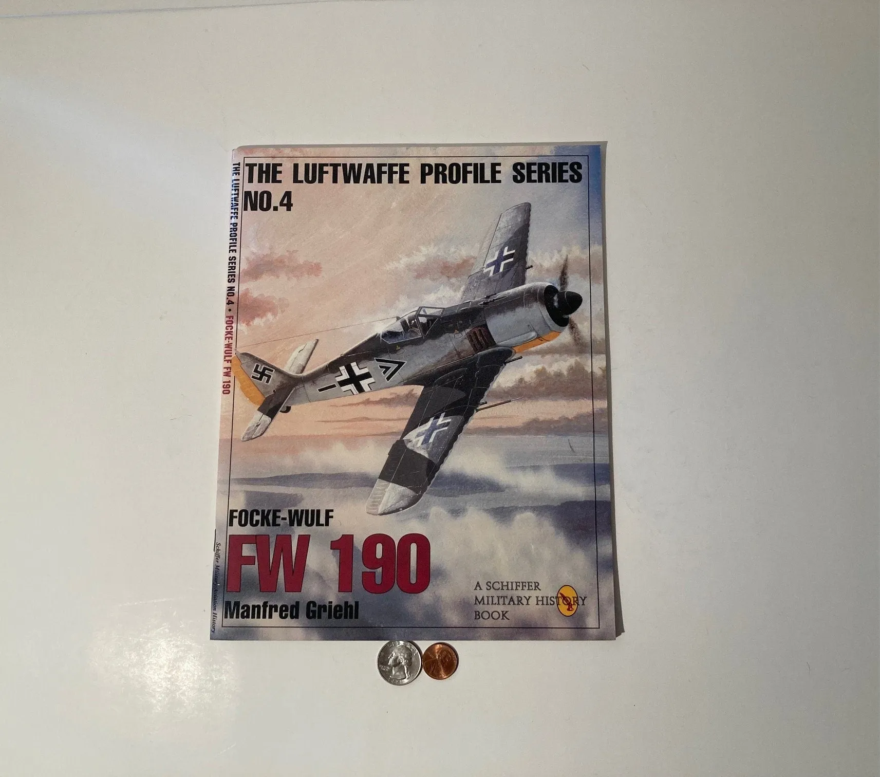 Vintage Book Focke-Wulf FW 190, Airplane, Military, Lots of Cool Vintage Pictures in this Book, Amazing