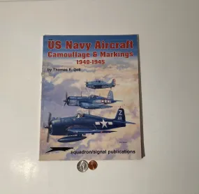 Vintage Book, US Navy Aircraft, Camouflage and Markings 1940-1945, Airplane, Jet, Bird