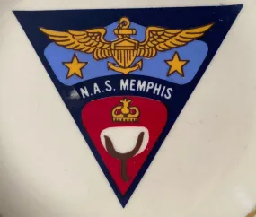 Vintage Command Ashtray, NAS Memphis, Naval Air Station, Navy, Smoking, CIgarettes, Cigars