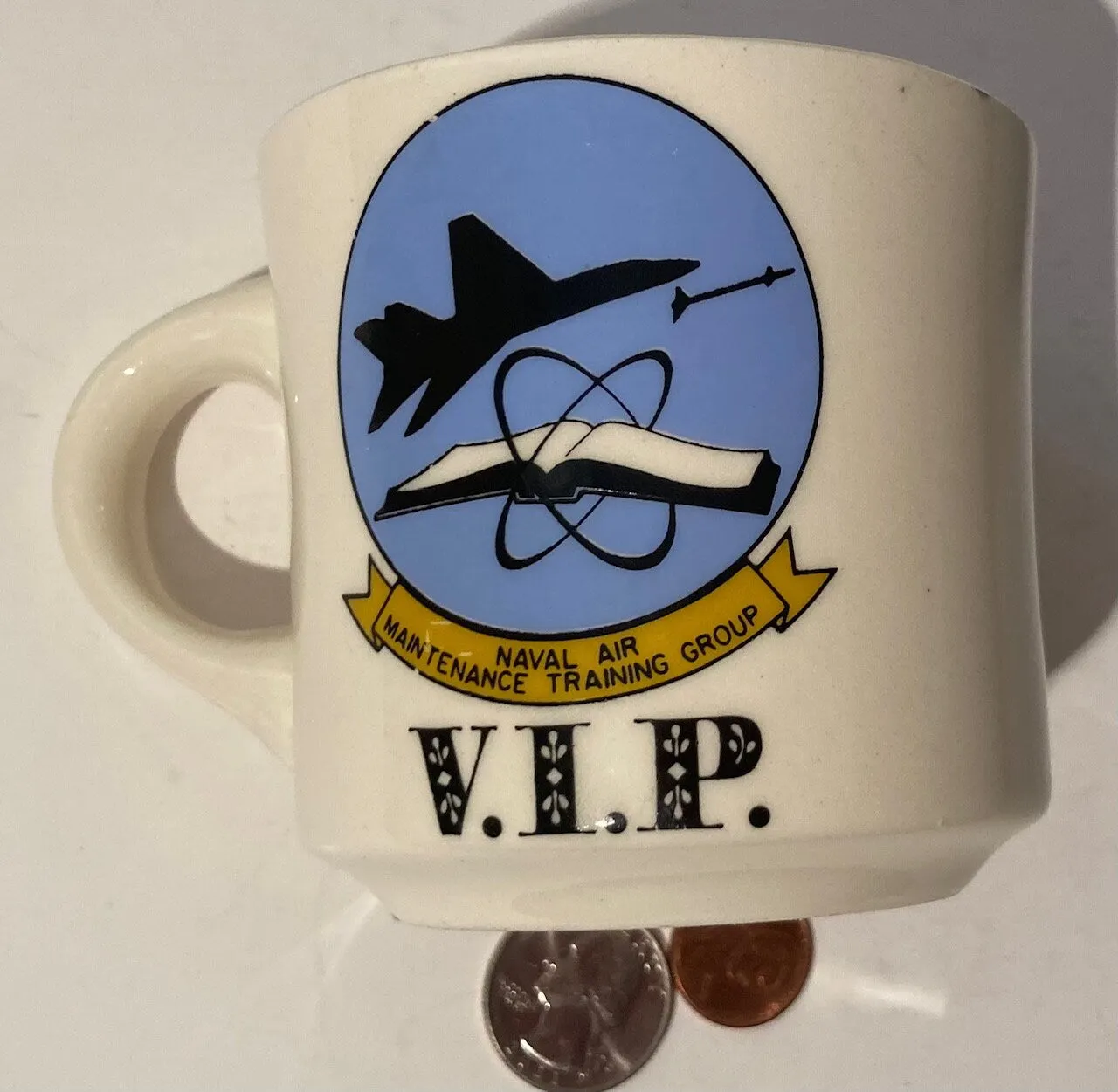 Vintage Command Coffee Cup, Mug, Drinkware, Navy Air Maintenance Training Group