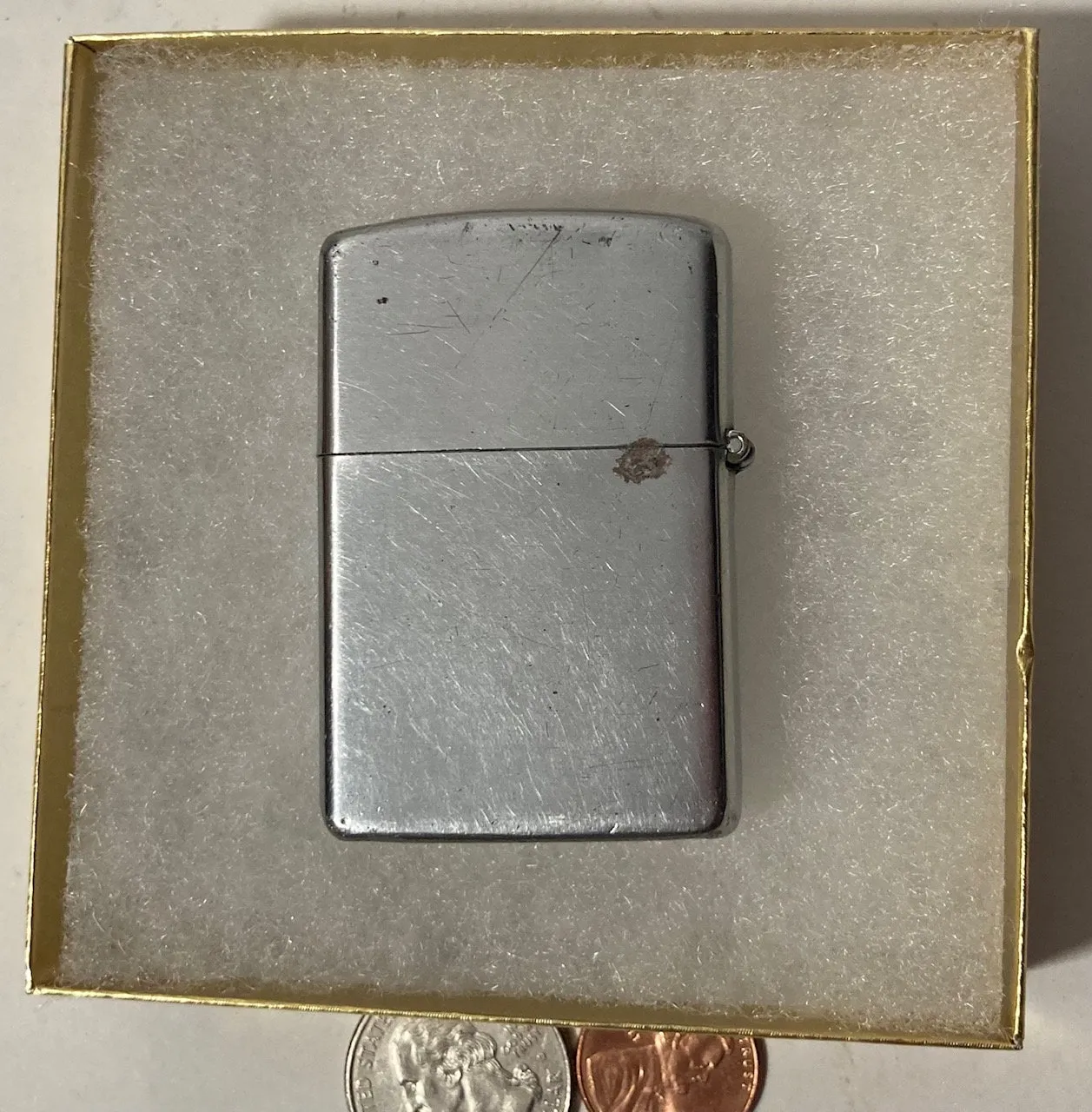 Vintage Metal Barlo Lighter, U.S.S. Prichett DD-561, Navy Ship, Destroyer