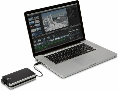 WD My Passport Pro Portable External Hard Drive 2TB Thunderbolt, WDBRMP0020DBK