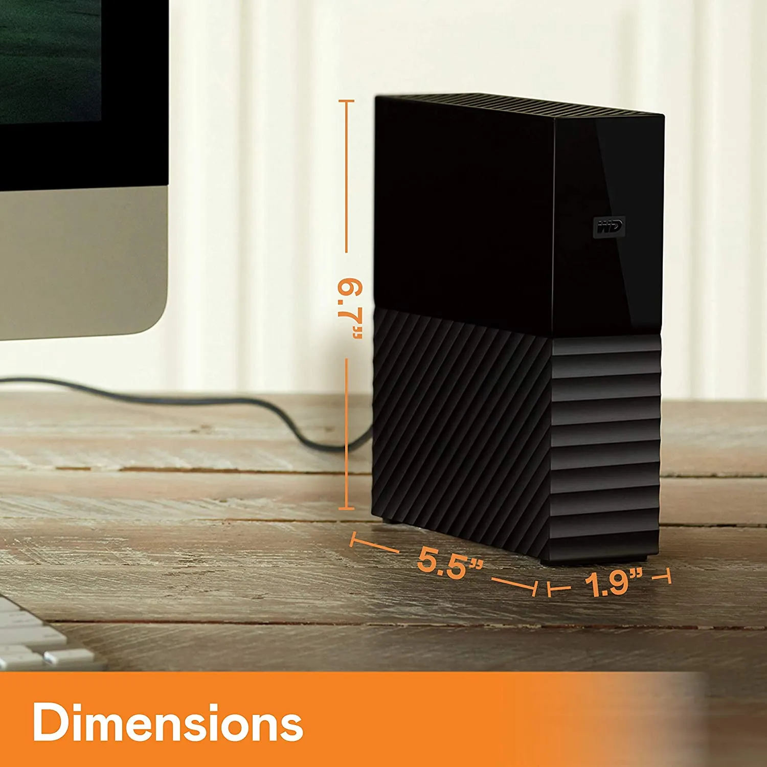 Western Digital 14TB My Book Desktop External Hard Drive, USB 3.0 - WDBBGB0140HBK-NESN