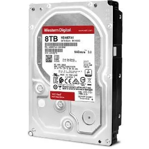 Western Digital 8TB 3.5" NAS Internal Hard Drive, 256 MB Cache, 5400 RPM, SATA/600 - WD80EFAX