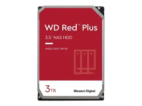 Western Digital Red Plus 3TB 3.5" NAS Internal Hard Drive, 128MB Cache, 5400RPM, SATA/600 - WD30EFZX