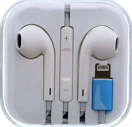 Wired Earphone Handsfree with Mic & Volume Controller Compatible with i /Phone 14/13/12/11 Pro Max Xs/XR/X/7/8 