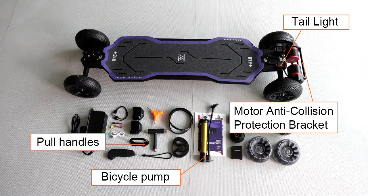 WowGo AT2 Plus Electric Skateboard and Longboard