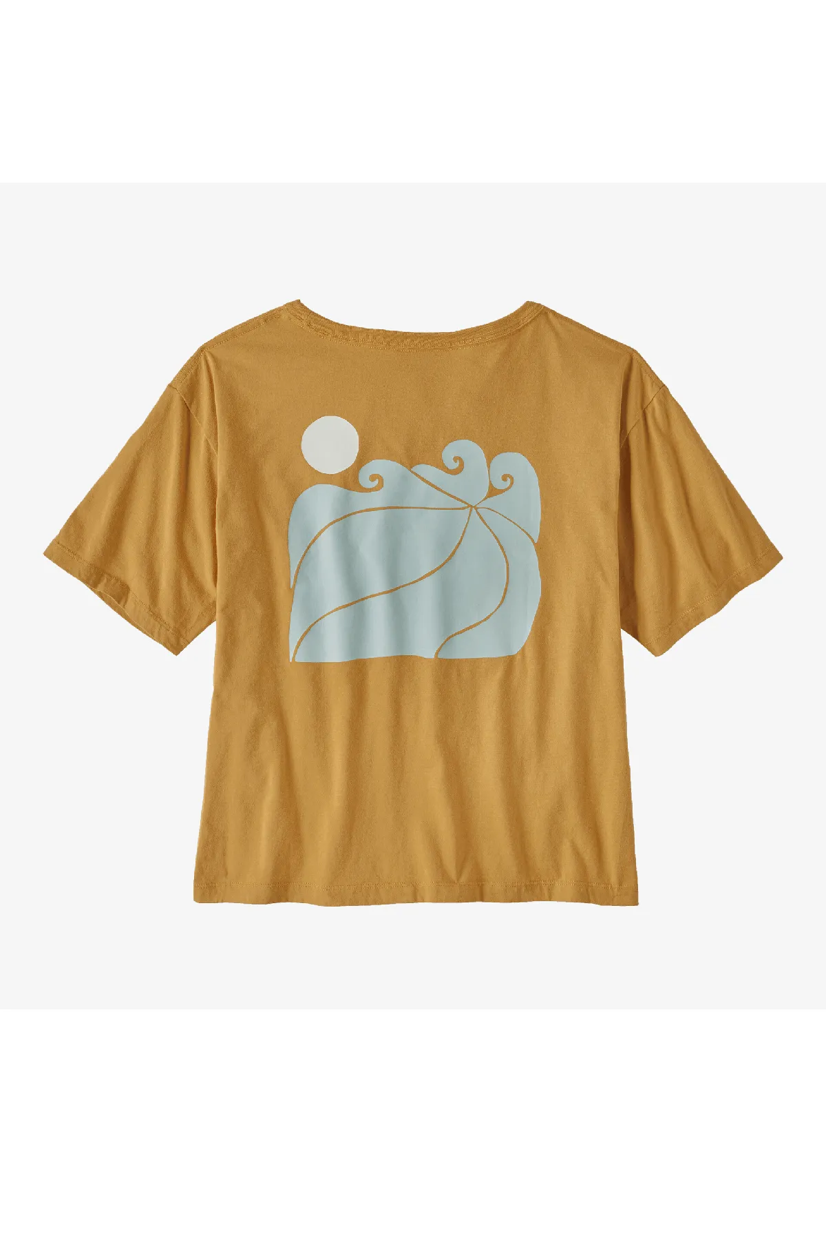 W's Sunrise Rollers Organic Easy Cut Tee - Pufferfish Gold