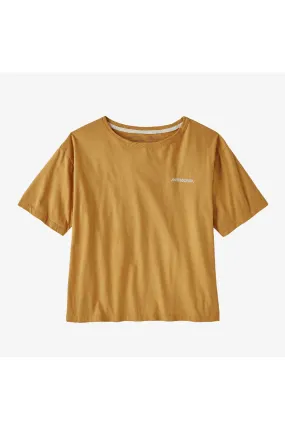 W's Sunrise Rollers Organic Easy Cut Tee - Pufferfish Gold
