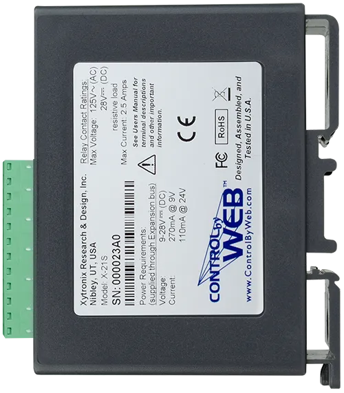 X-21s | Four Relay Form C / SPDT Expansion Module