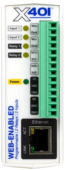 X-401 | Dual Relay and Input Module