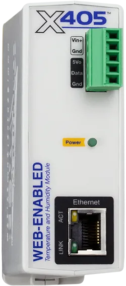 X-405 | Web-Enabled Temperature and Humidity Module
