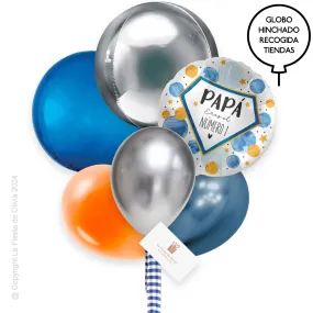 XL Dad Bouquet inflado com hélio
