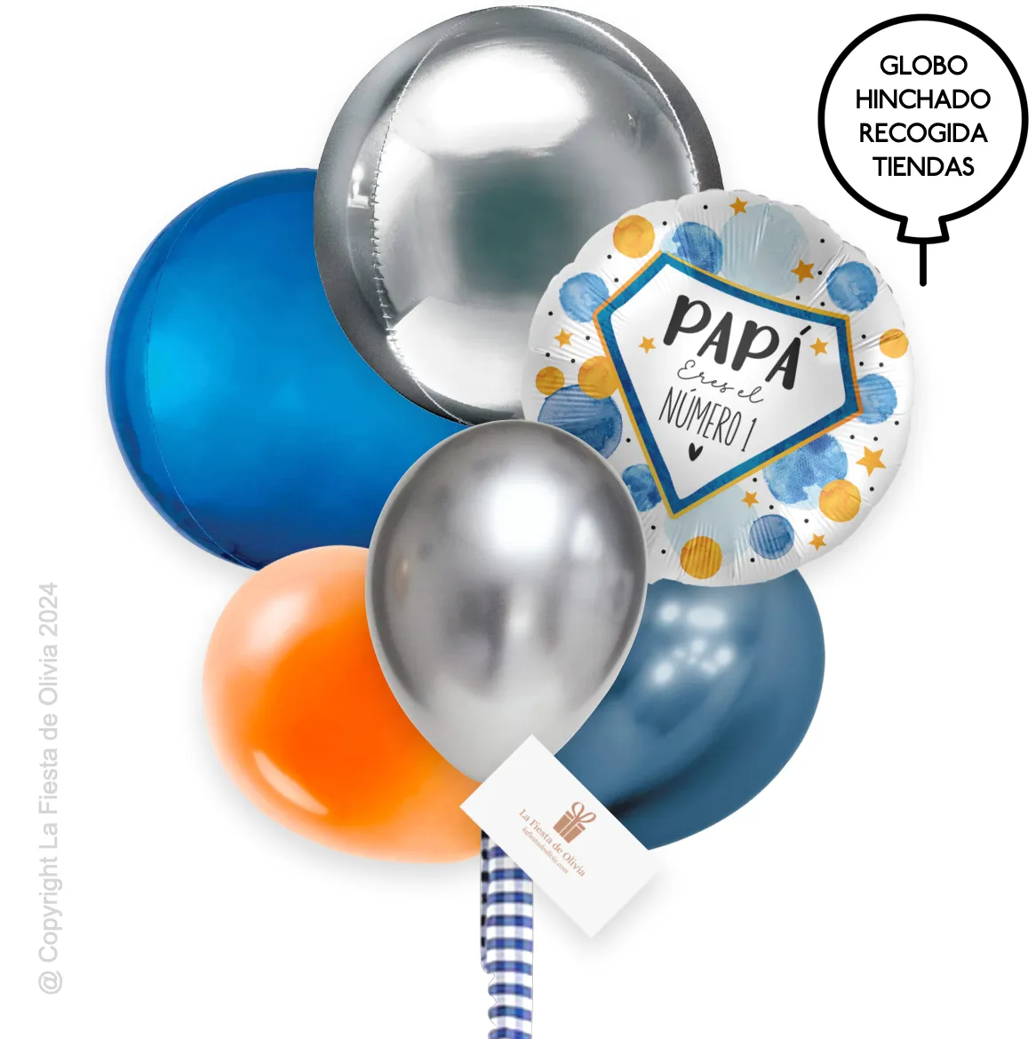 XL Dad Bouquet inflado com hélio