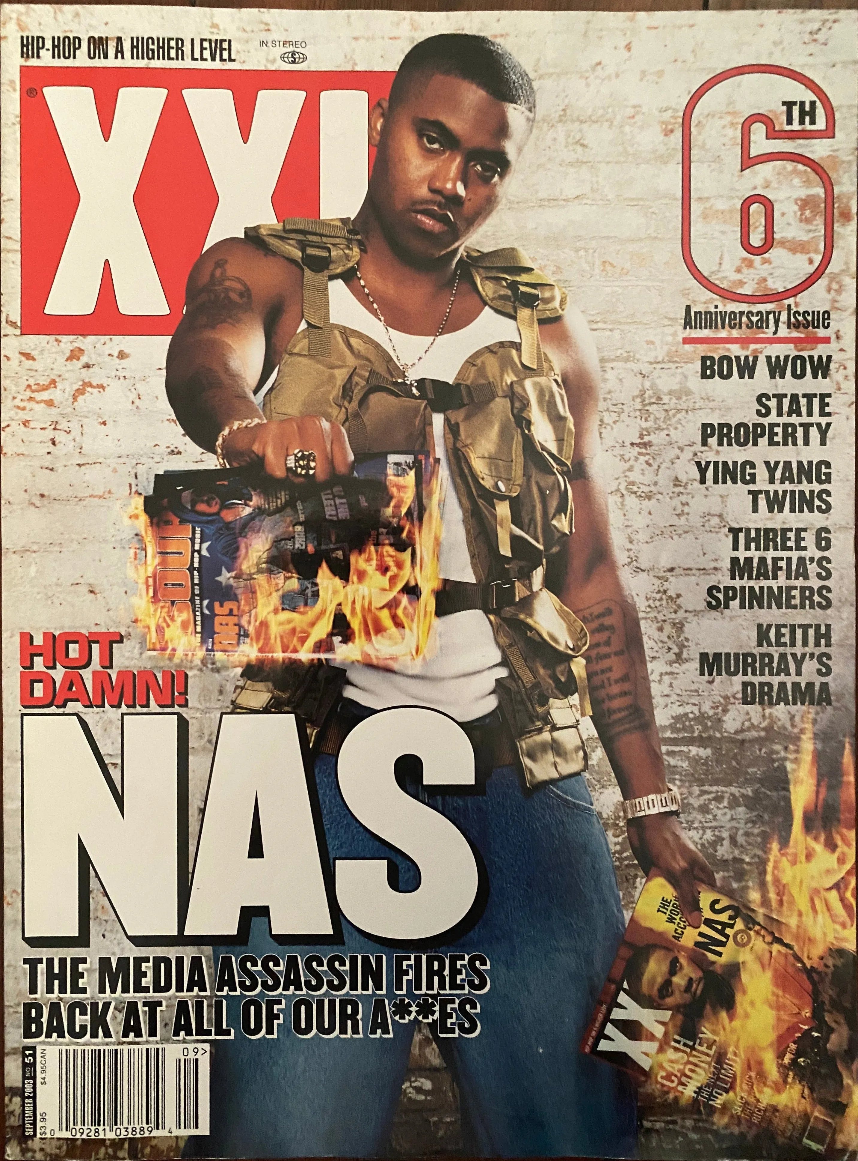 XXL Magazine Nas September 2003